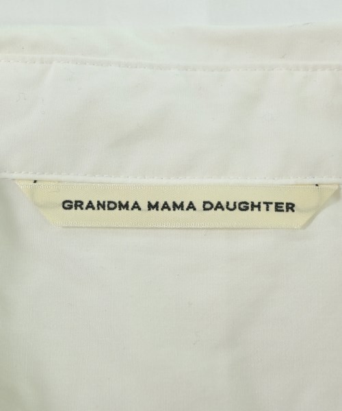 GRANDMA MAMA DAUGHTER（グランマママドーター）カジュアルシャツ 白 サイズ:0(XS位) レディース/2200662910084
