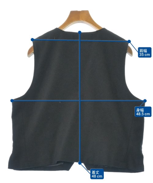 GRANDMA MAMA DAUGHTER（グランマママドーター）ベスト 黒 サイズ:1(S位) レディース/2200667507043