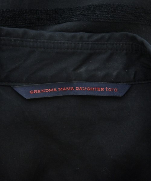 GRANDMA MAMA DAUGHTER（グランマママドーター）カジュアルシャツ 黒 サイズ:1(S位) レディース/2200687419081
