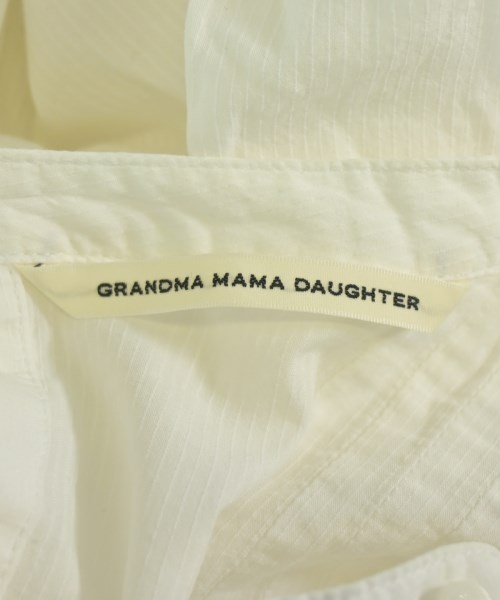 GRANDMA MAMA DAUGHTER（グランマママドーター）ブラウス 白 サイズ:1(S位) レディース/2200684382135