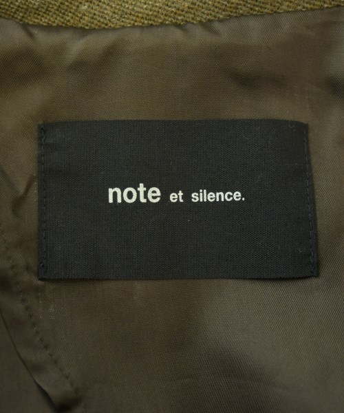 note et silence（ノートエシロンス）テーラードジャケット ベージュ サイズ:F レディース/2200688849368