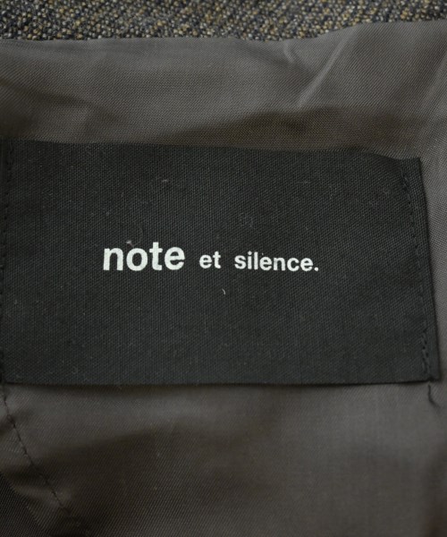 note et silence（ノートエシロンス）テーラードジャケット 茶 サイズ:F レディース/2200688849405
