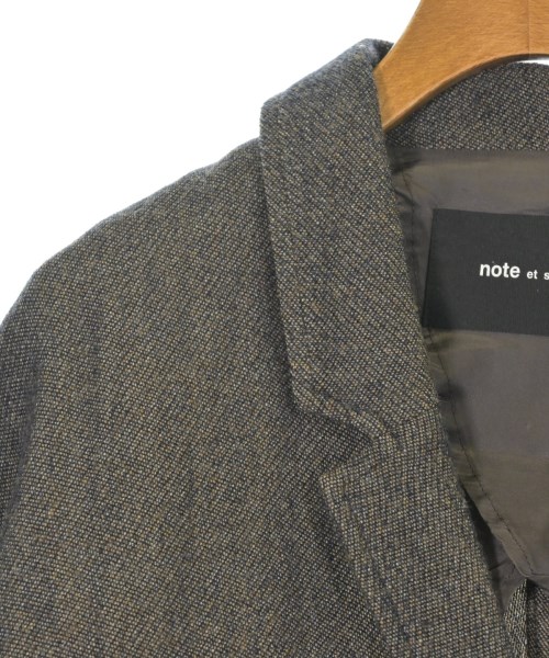 note et silence（ノートエシロンス）テーラードジャケット 茶 サイズ:F レディース/2200688849405