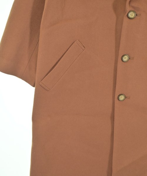note et silence（ノートエシロンス）チェスターコート 茶 サイズ:F レディース/2200646382029