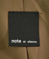 note et silence（ノートエシロンス）チェスターコート 茶 サイズ:F レディース/2200646382029