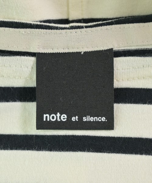 note et silence（ノートエシロンス）Tシャツ・カットソー 白 サイズ:F レディース/2200733126048