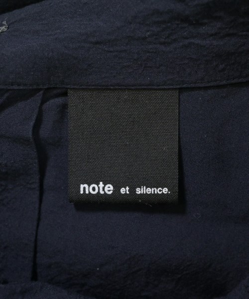 note et silence（ノートエシロンス）ブラウス 紺 サイズ:F レディース/2200719029202