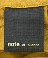 note et silence（ノートエシロンス）ひざ丈スカート 黄 サイズ:-(L位) レディース/2200690259094