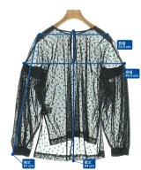 Rie Miller（リエミラー）ブラウス 黒 サイズ:38(M位) レディース/2200609150078