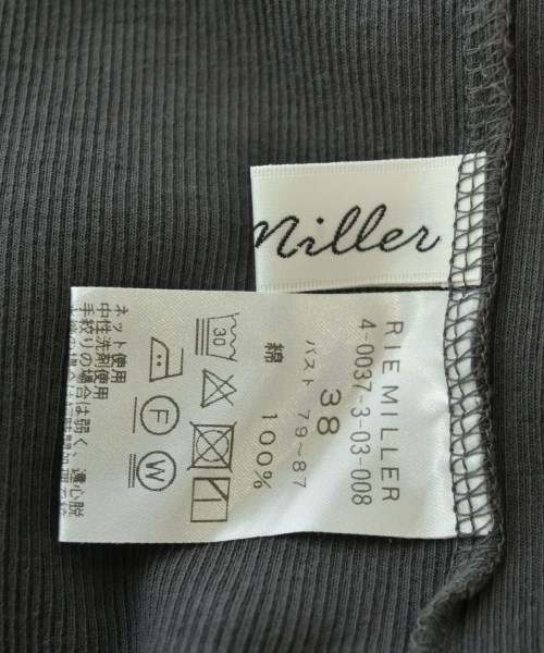 Rie Miller（リエミラー）Tシャツ・カットソー グレー サイズ:38(M位) レディース/2200610456077