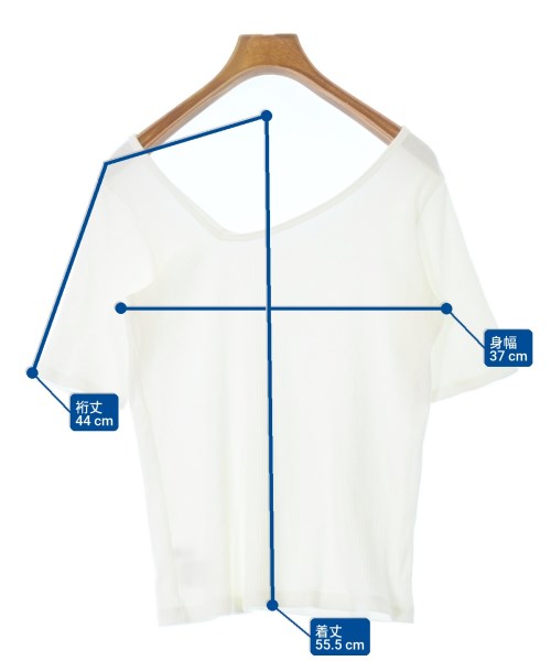 Rie Miller（リエミラー）Tシャツ・カットソー 白 サイズ:38(M位) レディース/2200693885061