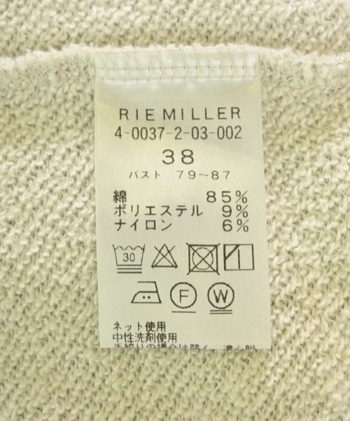 Rie Miller（リエミラー）Tシャツ・カットソー グレー サイズ:38(M位) レディース/2200693307112