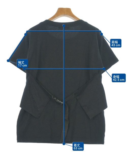 Rie Miller（リエミラー）Tシャツ・カットソー 黒 サイズ:38(M位) レディース/2200699148108