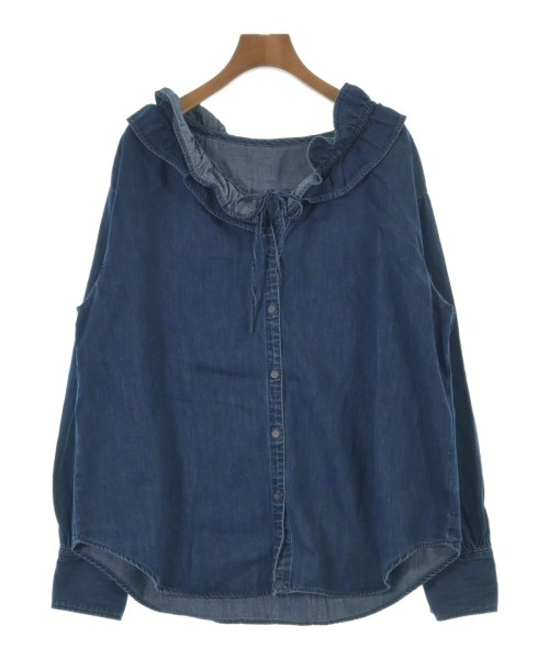 Rie Miller(リエミラー)ブラウス 紺 サイズ:F/2200647937099