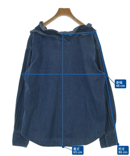 Rie Miller（リエミラー）ブラウス 紺 サイズ:F レディース/2200647937099