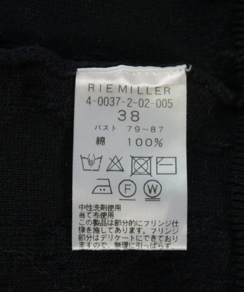 Rie Miller（リエミラー）カーディガン 黒 サイズ:38(M位) レディース/2200716286059