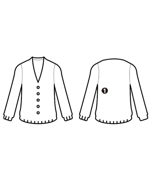 Rie Miller（リエミラー）カーディガン 茶 サイズ:38(M位) レディース/2200635397096