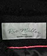 Rie Miller（リエミラー）ノーカラージャケット 黒 サイズ:38(M位) レディース/2200637121019