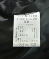 Rie Miller（リエミラー）ノーカラージャケット 黒 サイズ:38(M位) レディース/2200637121019