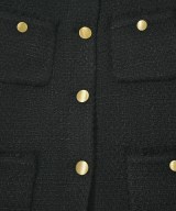 Rie Miller（リエミラー）ノーカラージャケット 黒 サイズ:38(M位) レディース/2200637121019