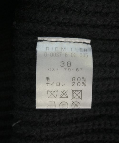 Rie Miller（リエミラー）ニット・セーター 黒 サイズ:38(M位) レディース/2200720684131