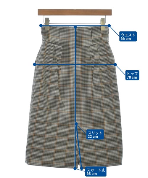 Rirandture（リランドチュール）ひざ丈スカート ベージュ サイズ:1(S位) レディース/2200622051048