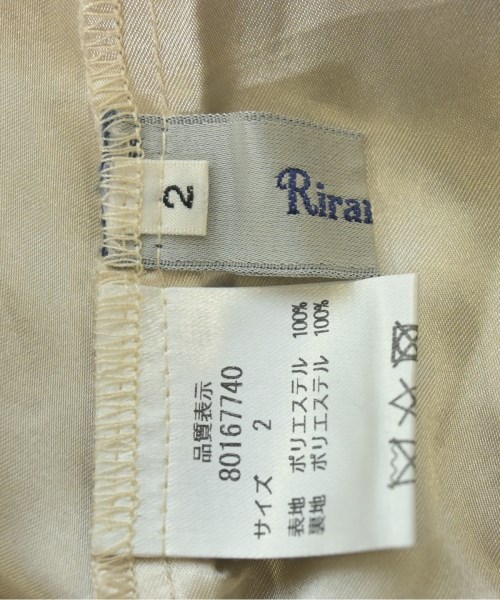 Rirandture（リランドチュール）ワンピース ベージュ サイズ:2(M位) レディース/2200606277044