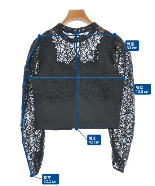 Rirandture（リランドチュール）ブラウス 黒 サイズ:1(S位) レディース/2200670306329