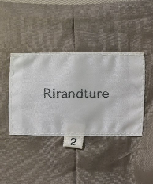 Rirandture（リランドチュール）カジュアルジャケット ベージュ サイズ:2(M位) レディース/2200678738016