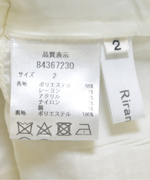 Rirandture（リランドチュール）ワンピース 白 サイズ:2(M位) レディース/2200696834226