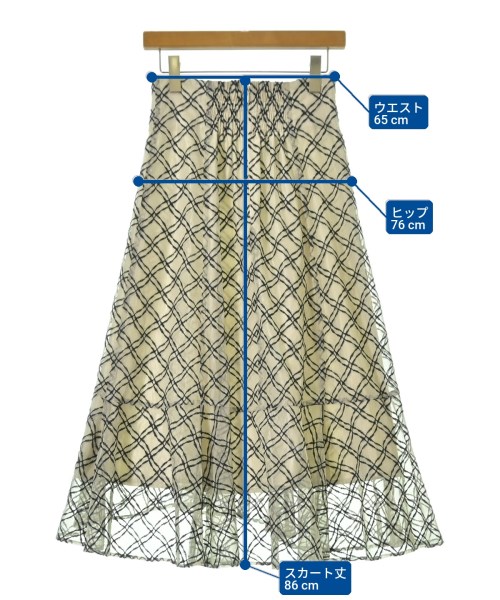 Rirandture（リランドチュール）ロング・マキシ丈スカート 白 サイズ:1(S位) レディース/2200695463045