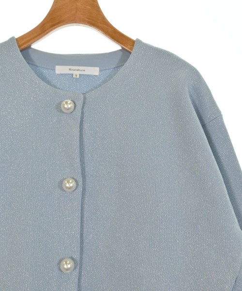 Rirandture（リランドチュール）ノーカラージャケット 青 サイズ:1(S位) レディース/2200645648058