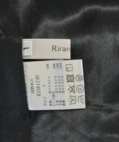 Rirandture（リランドチュール）ワンピース 黒 サイズ:1(S位) レディース/2200721816029