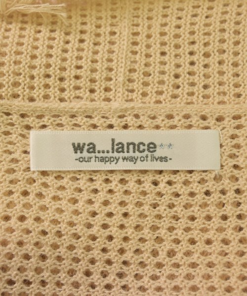 WALANCE（ワランス）カーディガン ベージュ サイズ:F レディース/2200633734084