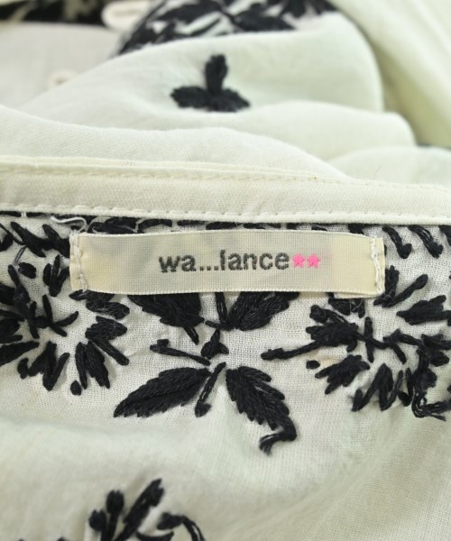 WALANCE（ワランス）シャツワンピース 白 サイズ:F レディース/2200613037099