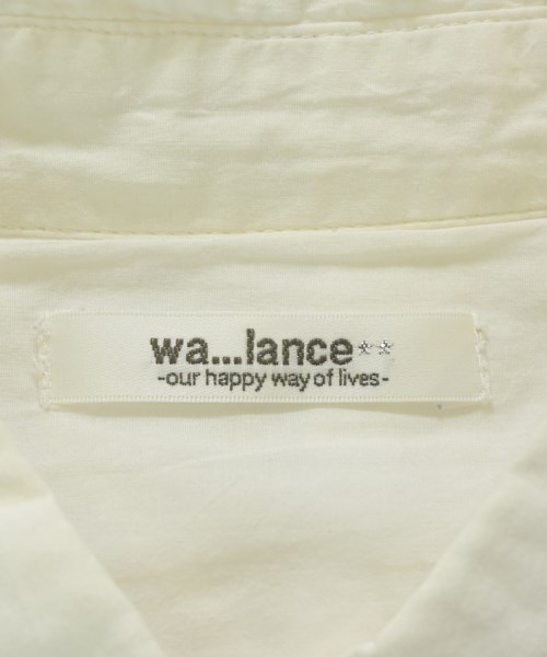 WALANCE（ワランス）カジュアルシャツ 白 サイズ:F レディース/2200698965010