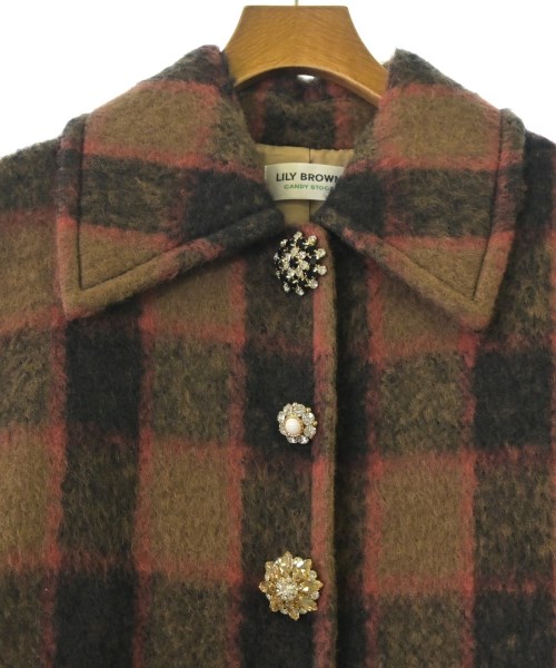 LILY BROWN（リリーブラウン）ステンカラーコート 茶 サイズ:F レディース/2200635380012