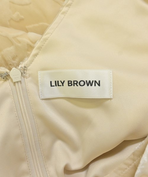 LILY BROWN（リリーブラウン）ワンピース ベージュ サイズ:F レディース/2200622228013