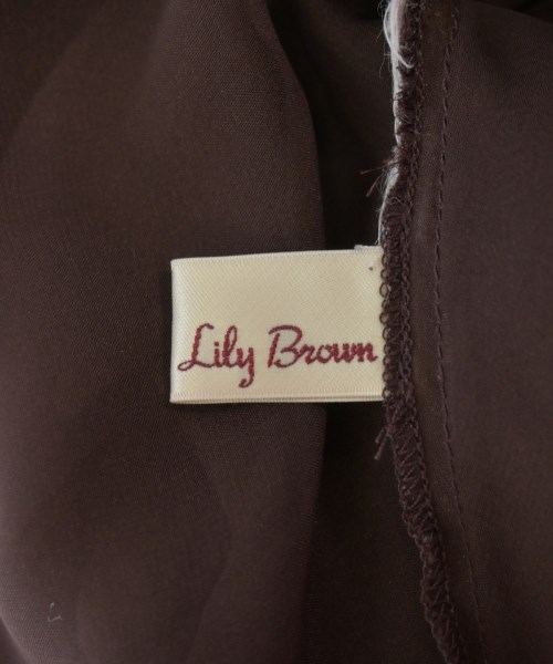 LILY BROWN（リリーブラウン）ひざ丈スカート 茶 サイズ:ONE レディース/2200635782168