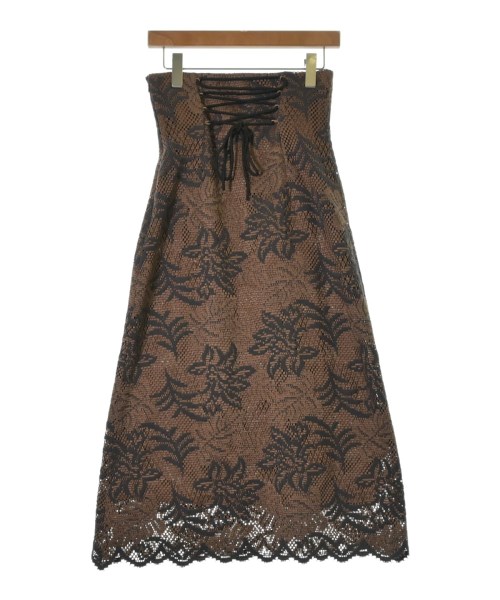 LILY BROWN（リリーブラウン）ロング・マキシ丈スカート 茶 サイズ:1(M位) レディース/2200634710025