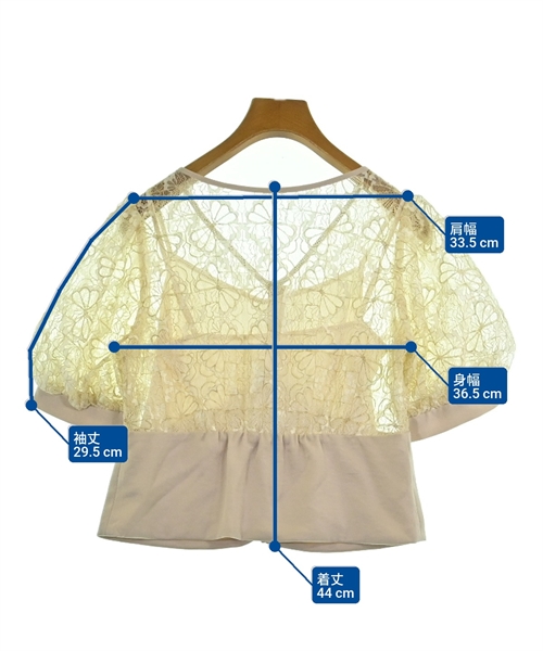 LILY BROWN（リリーブラウン）ブラウス ベージュ サイズ:F レディース/2200633633028