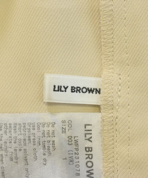 LILY BROWN（リリーブラウン）スラックス ベージュ サイズ:1(M位) レディース/2200626355012