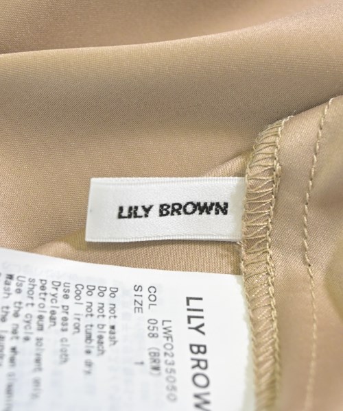 LILY BROWN（リリーブラウン）シャツワンピース ベージュ サイズ:1(M位) レディース/2200639737034