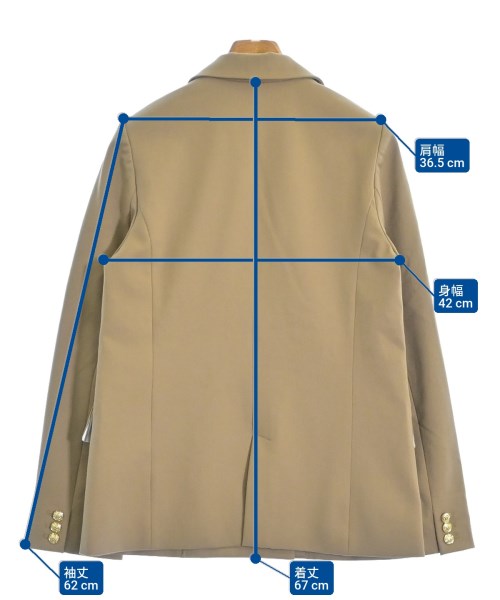 LILY BROWN（リリーブラウン）テーラードジャケット ベージュ サイズ:F レディース/2200624373018