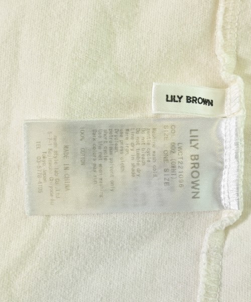 LILY BROWN（リリーブラウン）Tシャツ・カットソー 白 サイズ:F レディース/2200624373087