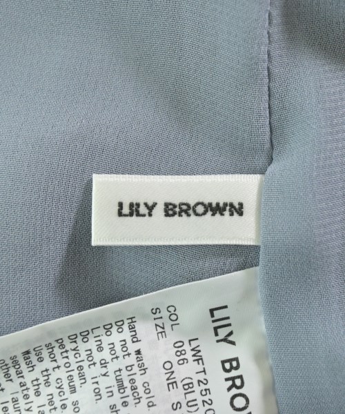 LILY BROWN（リリーブラウン）ベスト 青 サイズ:F レディース/2200624373131