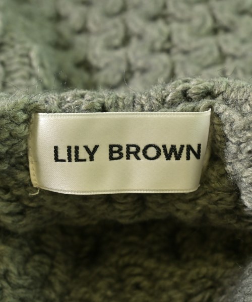 LILY BROWN（リリーブラウン）ニット・セーター グレー サイズ:F レディース/2200624373360