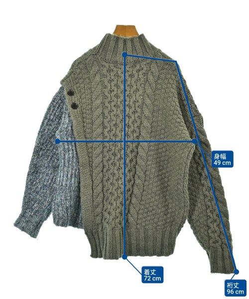 LILY BROWN（リリーブラウン）ニット・セーター グレー サイズ:F レディース/2200624373360