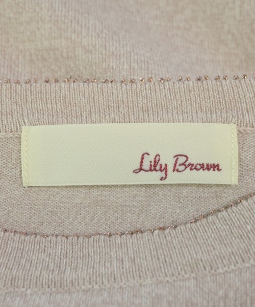 LILY BROWN（リリーブラウン）ニット・セーター ベージュ サイズ:F レディース/2200641502064