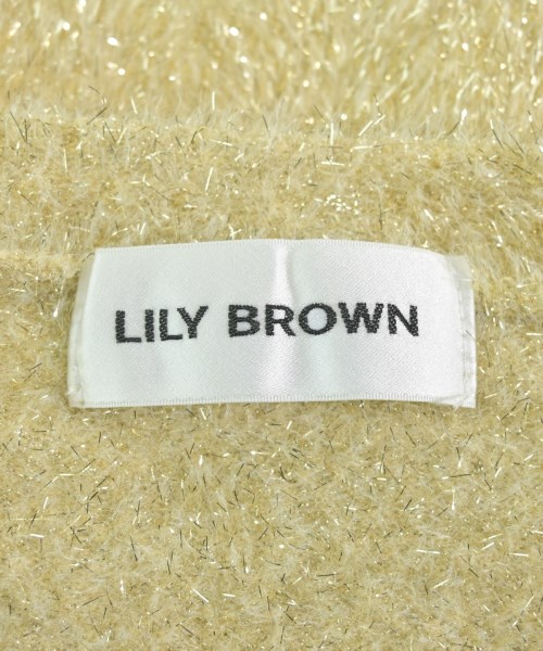 LILY BROWN（リリーブラウン）カーディガン 黄 サイズ:F レディース/2200621045055